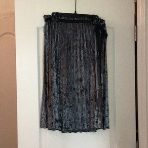 Lauren Conrad Velvet Skirt